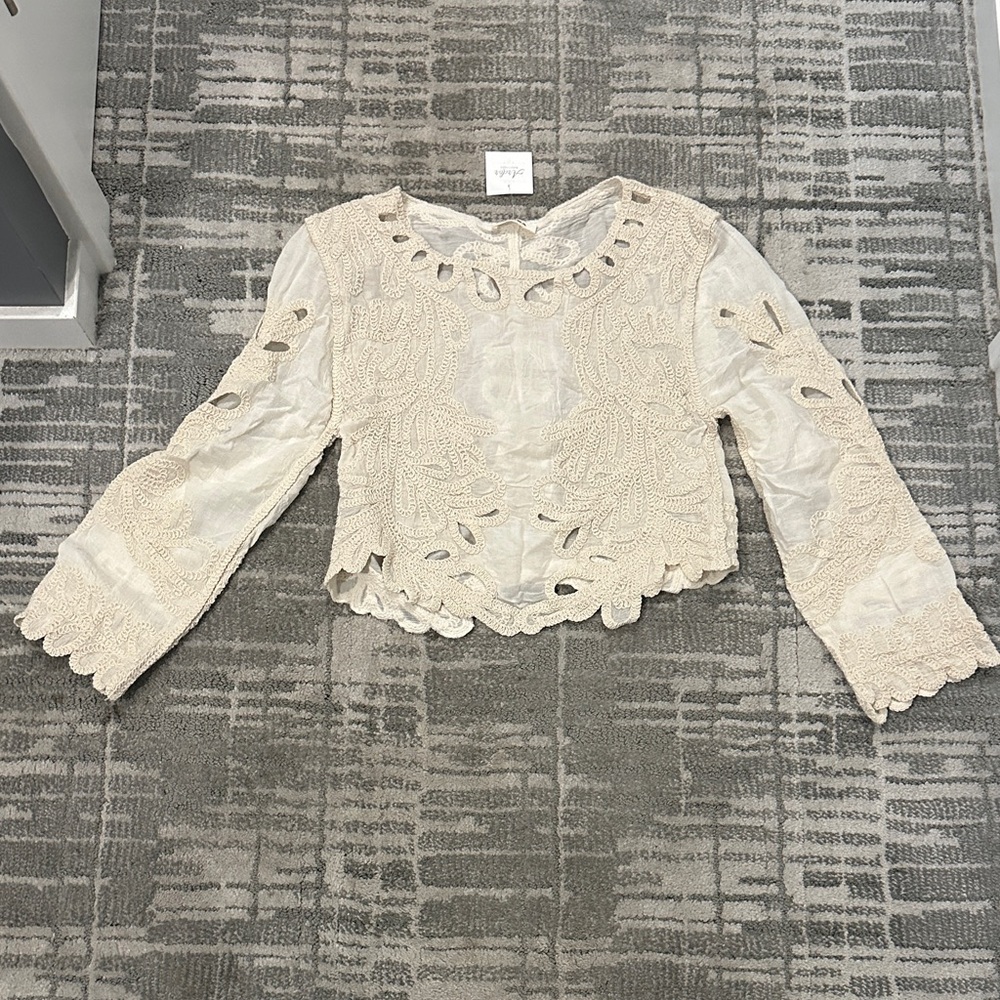 ADORA Cream Lace Blouse